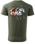 Koszulka Miłość w Galopie <br>Konie i wolność - Unisex, dla niego