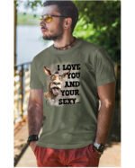 Koszulka Sexy i zabawny <br>Miłosne wyznanie z humorem - Unisex, dla niego