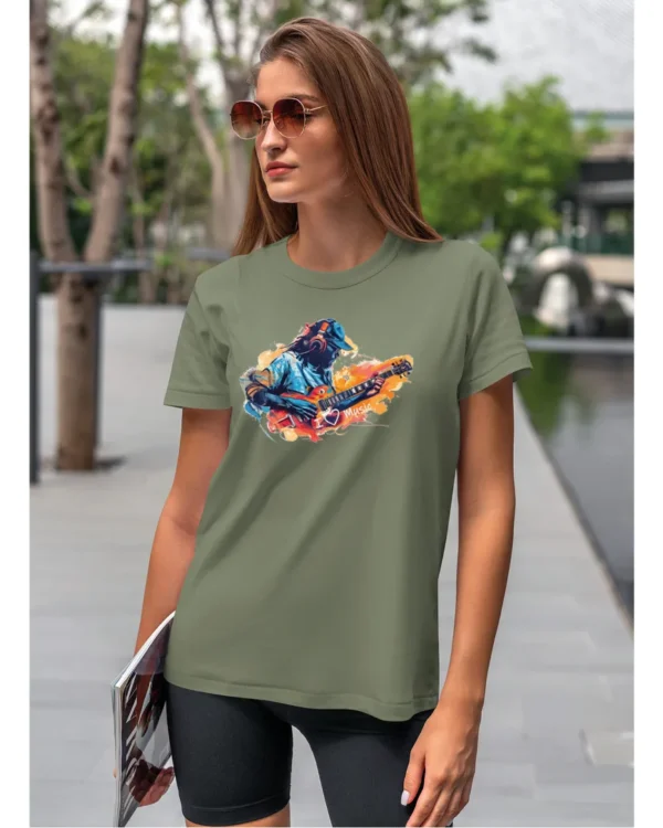 Koszulka Kocham muzykę <br>Pasja do dźwięków - Unisex, dla niej