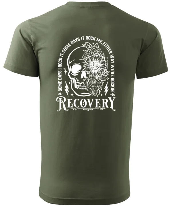 Koszulka Recovery <br>Rock'n'rollowy powrót - Unisex, dla niej, edycja White