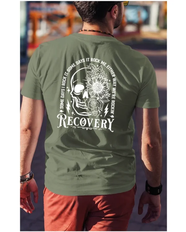 Koszulka Recovery <br>Rock'n'rollowy powrót - Unisex, dla niego, edycja White