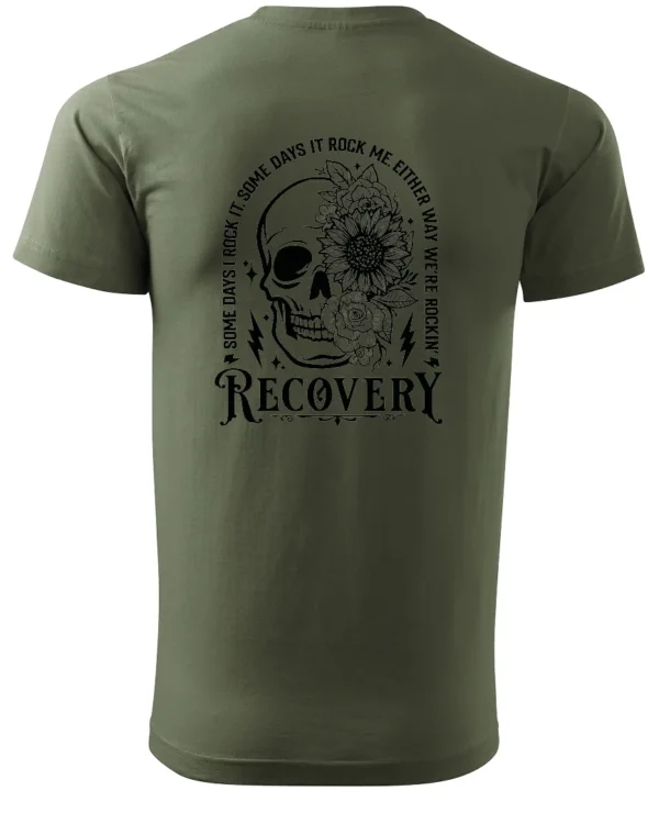 Koszulka Recovery <br>Rock'n'rollowy powrót - Unisex, dla niej, edycja Midnight