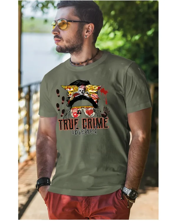 Koszulka True Crime <br>Mroczna fascynacja - Unisex, dla niego