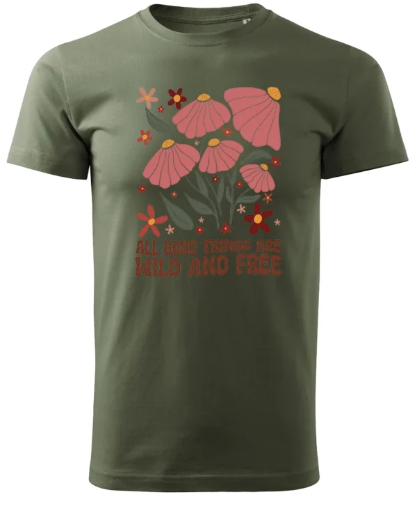 Koszulka Wild and Free <br>Piękno natury - Unisex, dla niej