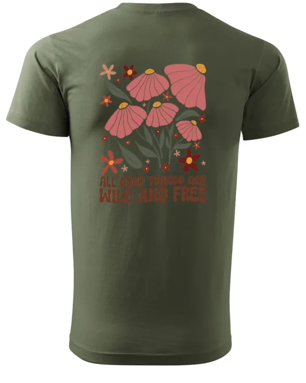 Koszulka Wild and Free <br>Piękno natury - Unisex, dla niej
