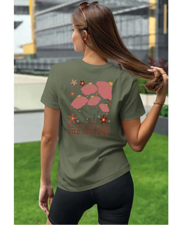 Koszulka Wild and Free <br>Piękno natury - Unisex, dla niej