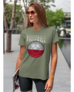 Koszulka Football <br>Miłość do gry - Unisex, dla niej