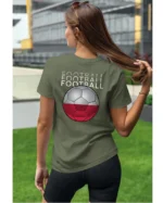 Koszulka Football <br>Miłość do gry - Unisex, dla niej