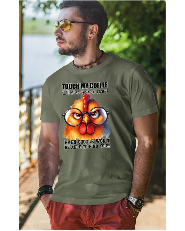 Koszulka Touch my Coffee <br>I'll slap you so hard - Unisex, dla niego
