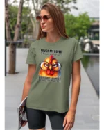 Koszulka Touch my Coffee <br>I'll slap you so hard - Unisex, dla niej