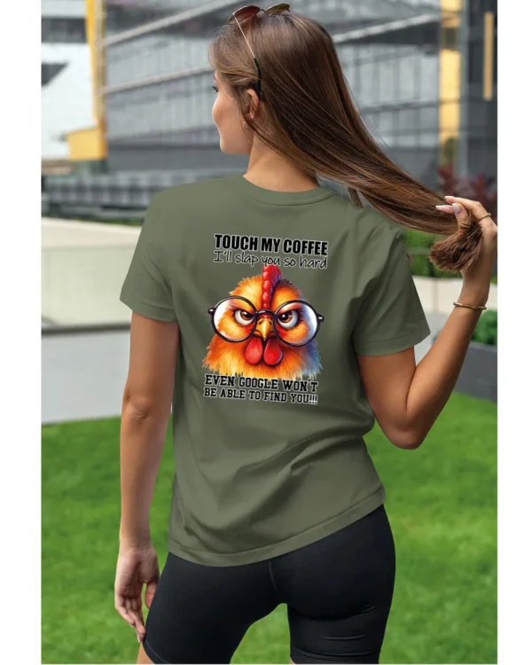 Koszulka Touch my Coffee <br>I'll slap you so hard - Unisex, dla niej