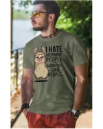 Koszulka I Hate Mornings <br>And people - Unisex, dla niego
