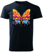 Koszulka unisex motyl “Better fly”, dla niej – wybierz kolor!