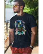 Koszulka unisex "Neonowy rowerzysta", dla niego – wybierz kolor!