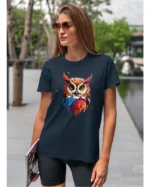 Koszulka unisex "Sowa", dla niej – wybierz kolor!