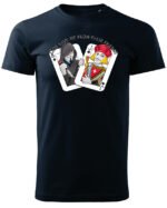 Koszulka unisex napis “God save me from false friends”, dla niej – wybierz kolor!