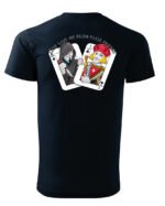 Koszulka unisex napis “God save me from false friends”, dla niej – wybierz kolor!