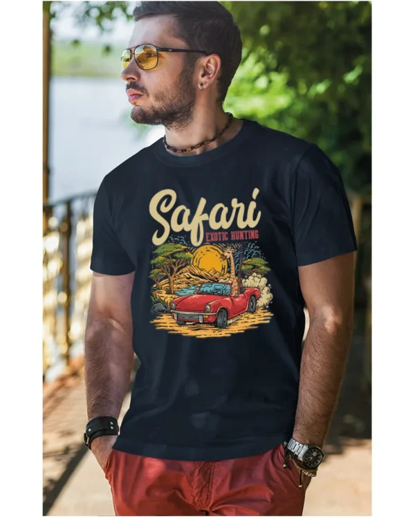 Koszulka unisex "Przygoda w safari", dla niego – wybierz kolor!