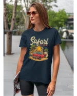 Koszulka unisex "Przygoda w safari", dla niej – wybierz kolor!
