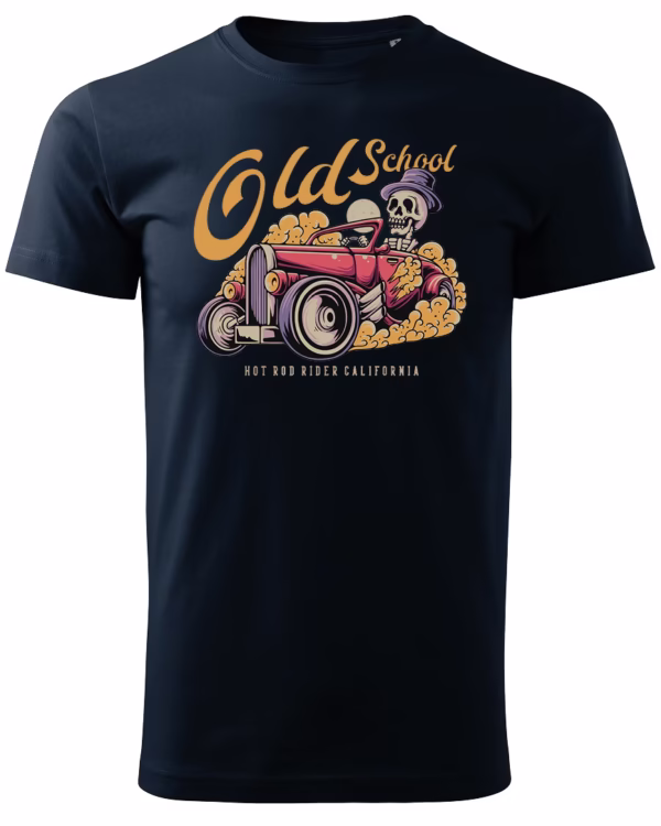 Koszulka unisex vintage samochód "Hot rod", dla niej – wybierz kolor!