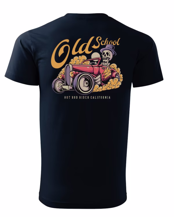 Koszulka unisex vintage samochód "Hot rod", dla niej – wybierz kolor!