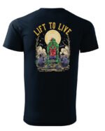 Koszulka unisex "Fitness z zombie, trenuj by przeżyć", dla niego – wybierz kolor!