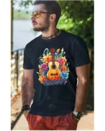 Koszulka unisex "Odlotowa gitara – brzmienie, które unosi", dla niego – wybierz kolor!