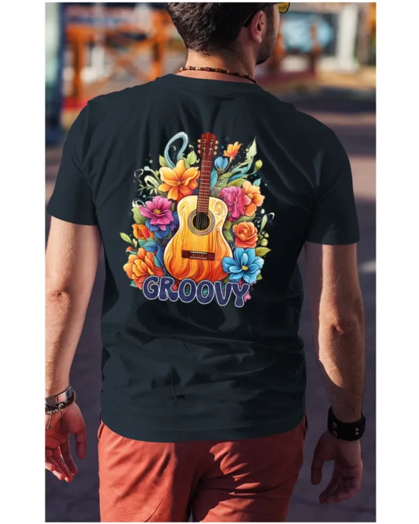 Koszulka unisex "Odlotowa gitara – brzmienie, które unosi", dla niego – wybierz kolor!
