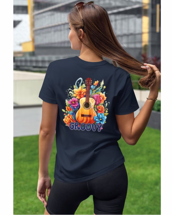 Koszulka unisex "Odlotowa gitara – brzmienie, które unosi", dla niej – wybierz kolor!