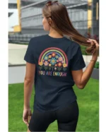 Koszulka jesteś wystarczająca – kwiaty radości UNISEX