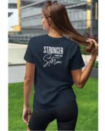 Koszulka Silniejsza niż burza - edycja White UNISEX