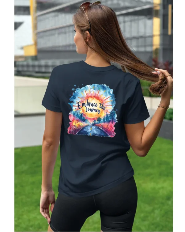Koszulka Ciesz się podróżą - Unisex