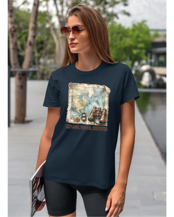 Koszulka Odkrywaj , marz, doświadczaj - Unisex