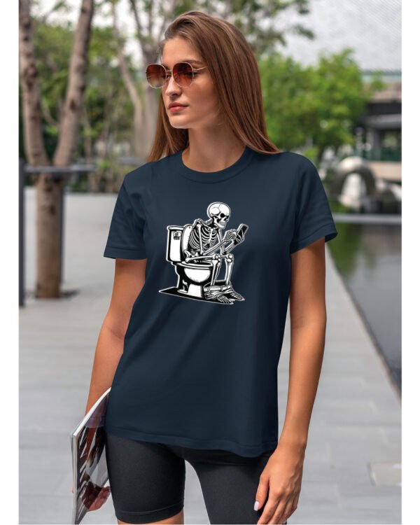 Koszulka Szkielet na toalecie UNISEX