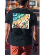 Koszulka Plaża, fale i klapki UNISEX