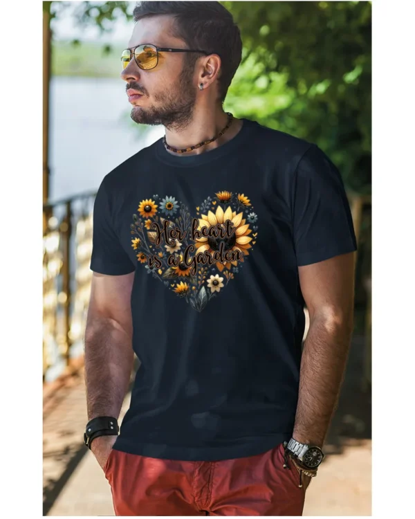 Koszulka Her heart is a garden UNISEX