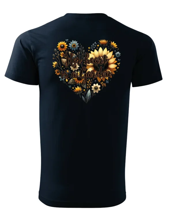 Koszulka Her heart is a garden UNISEX
