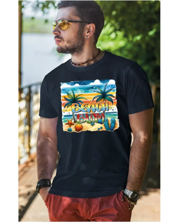 Koszulka Plażowy luz <br>idealna na letnie dni - Unisex, dla niego