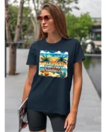 Koszulka Plażowy luz <br>idealna na letnie dni - Unisex, dla niej