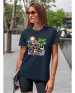 Koszulka Plażowy styl życia <br>jedz, śpij, plażuj, powtarzaj - Unisex, dla niej