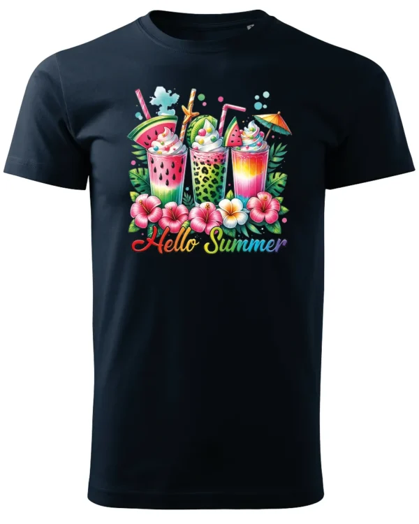Koszulka Witaj Lato! <br>ciesz się owocowymi smakami - Unisex, dla niego