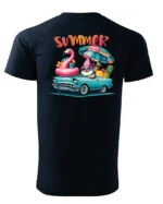Koszulka Lato pełne radości <br>wyrusz w podróż do przygód - Unisex, dla niego