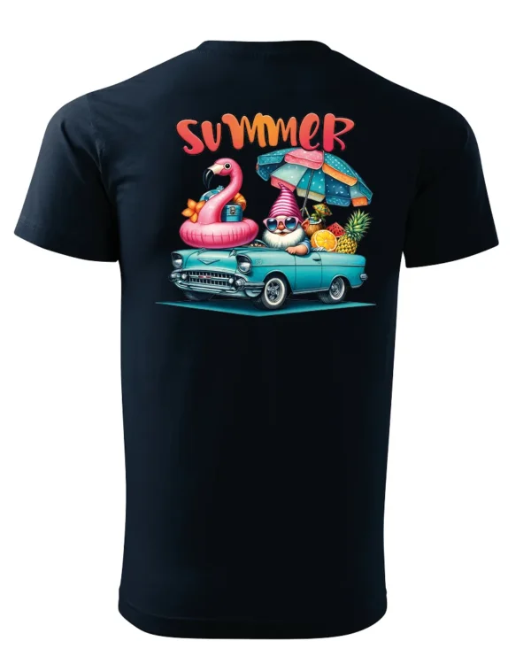 Koszulka Lato pełne radości <br>wyrusz w podróż do przygód - Unisex, dla niego