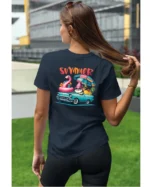 Koszulka Lato pełne radości <br>wyrusz w podróż do przygód - Unisex, dla niej