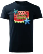Koszulka Letnie wibracje <br>poczuj radość lata - Unisex, dla niego