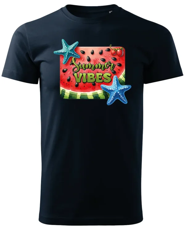 Koszulka Letnie wibracje <br>poczuj radość lata - Unisex, dla niego