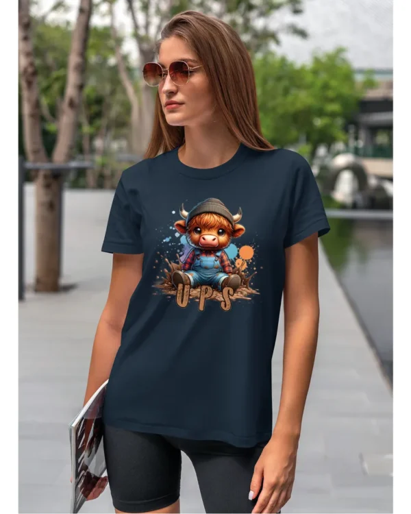 Koszulka Mówiłem, że to nie ja! <br>urocza krówka w akcji - Unisex, dla niej