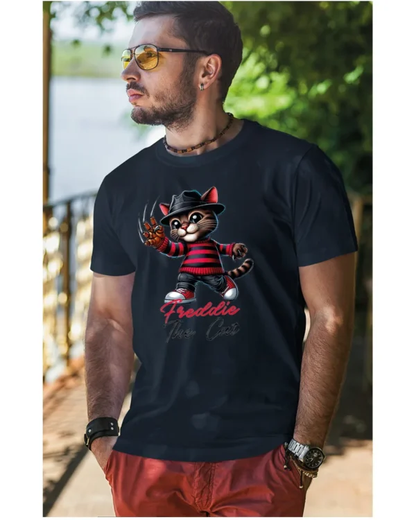 Koszulka Koci horror, Freddie the Cat - Unisex