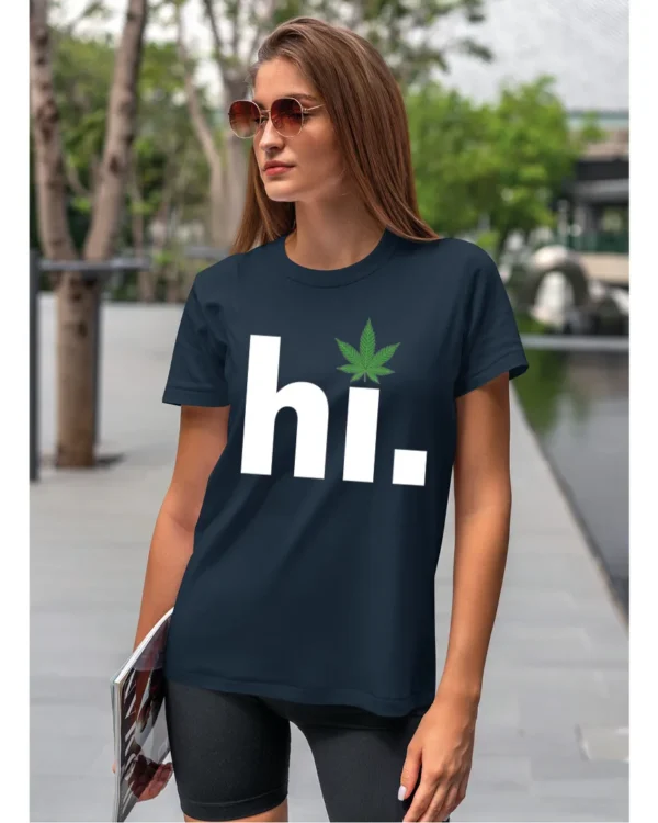 Koszulka Hi. pozytywny ziew natury – Unisex