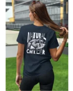 Koszulka Leniwiec w akcji, odpoczywaj i chilluj – edycja White, Unisex